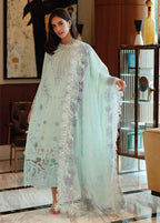 3 Piece Lawn Embroidery Suit - Unstitched