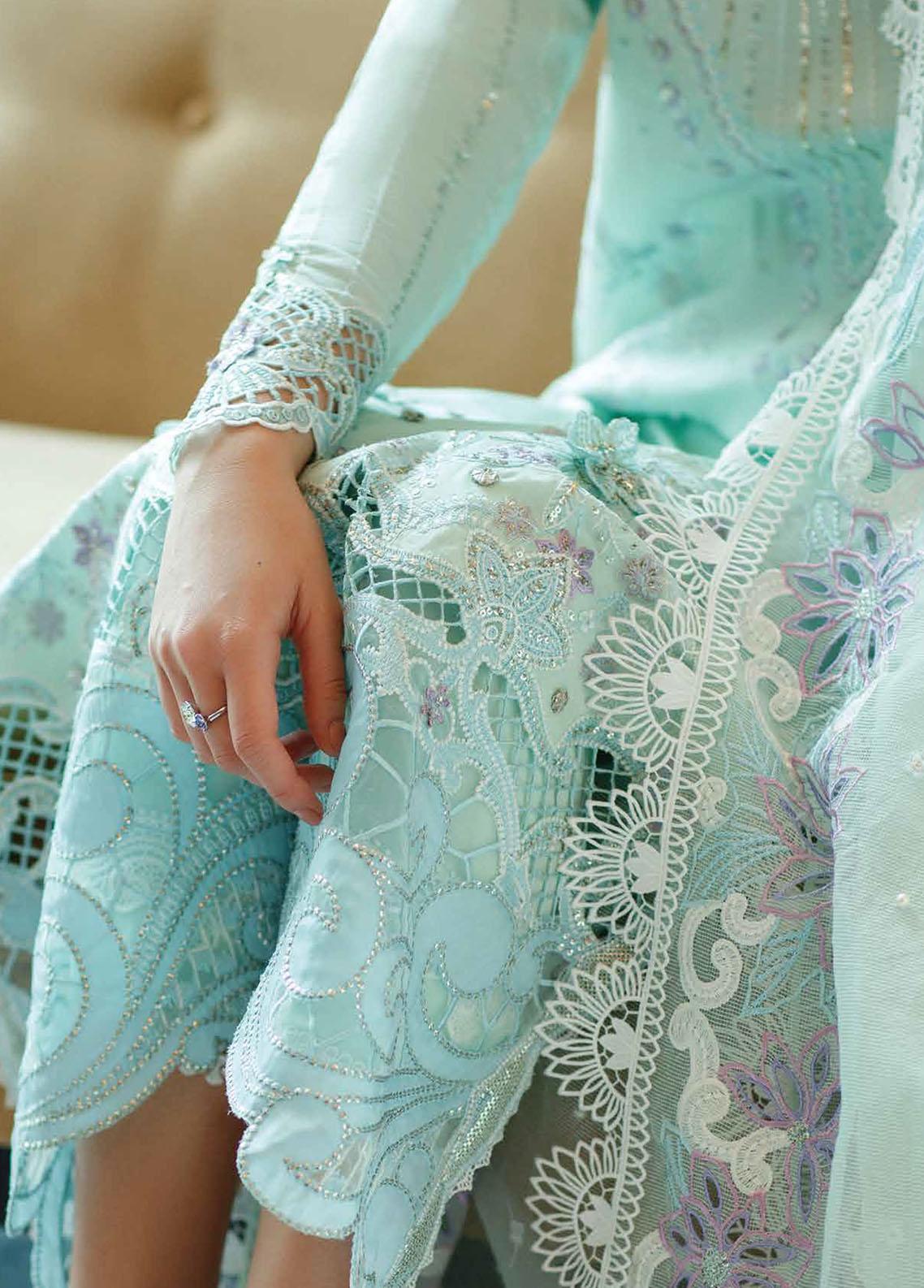 3 Piece Lawn Embroidery Suit - Unstitched