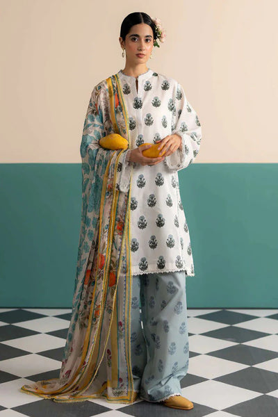 3 Piece Designer Suit - Unstitched