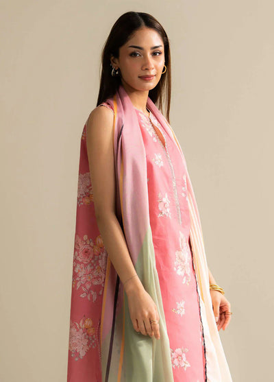 3 Piece Designer Suit - Unstitched