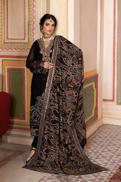 3 Piece Chiffon Suit - Unstitched