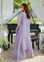 03-Piece Chikankari Cotton Suit With Embroidery - Unstitched