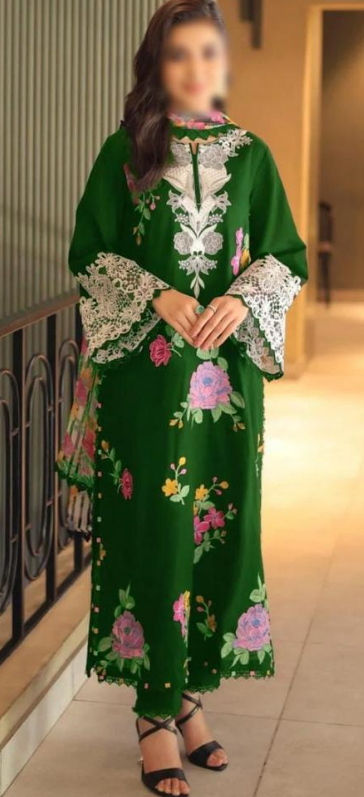 3 Piece Lawn Suit - Unstitched