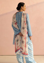 3 Piece Designer Suit - Unstitched