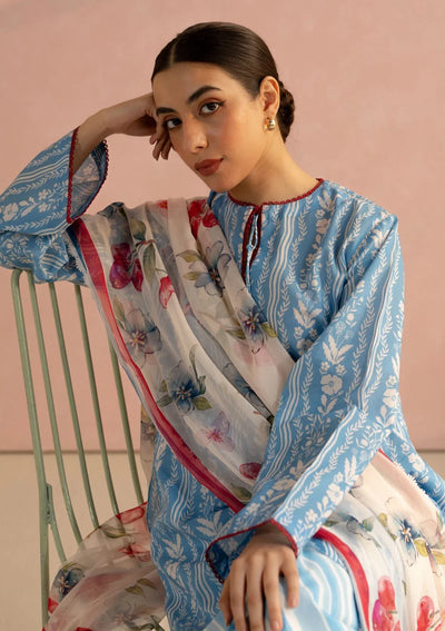 3 Piece Designer Suit - Unstitched