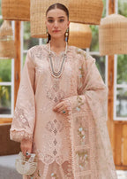 03-Piece Lawn Suit With Heavy Embroidery - Unstitched