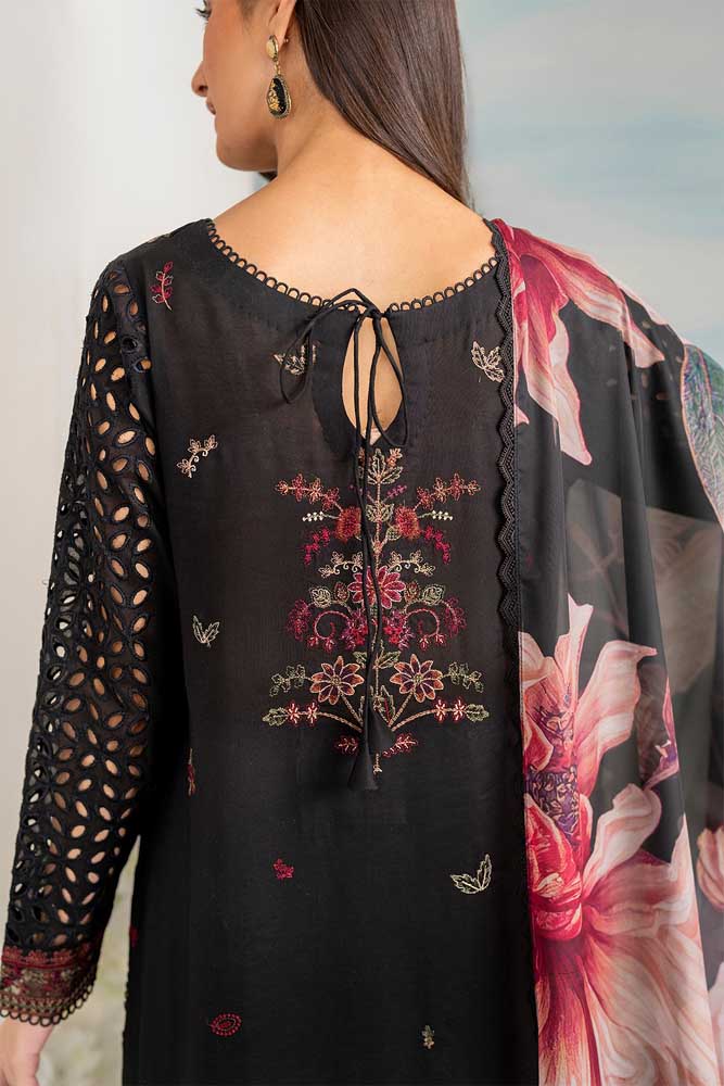 3 Piece Lawn Embroidery Suit - Unstitched