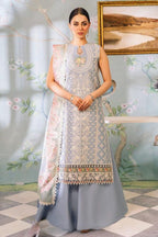3 Piece Embroidered Lawn Suit - Unstitched