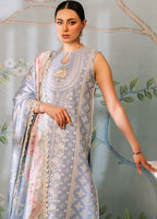 3 Piece Embroidered Lawn Suit - Unstitched
