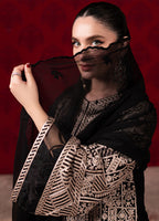 3 Piece Chiffon Suit - Unstitched