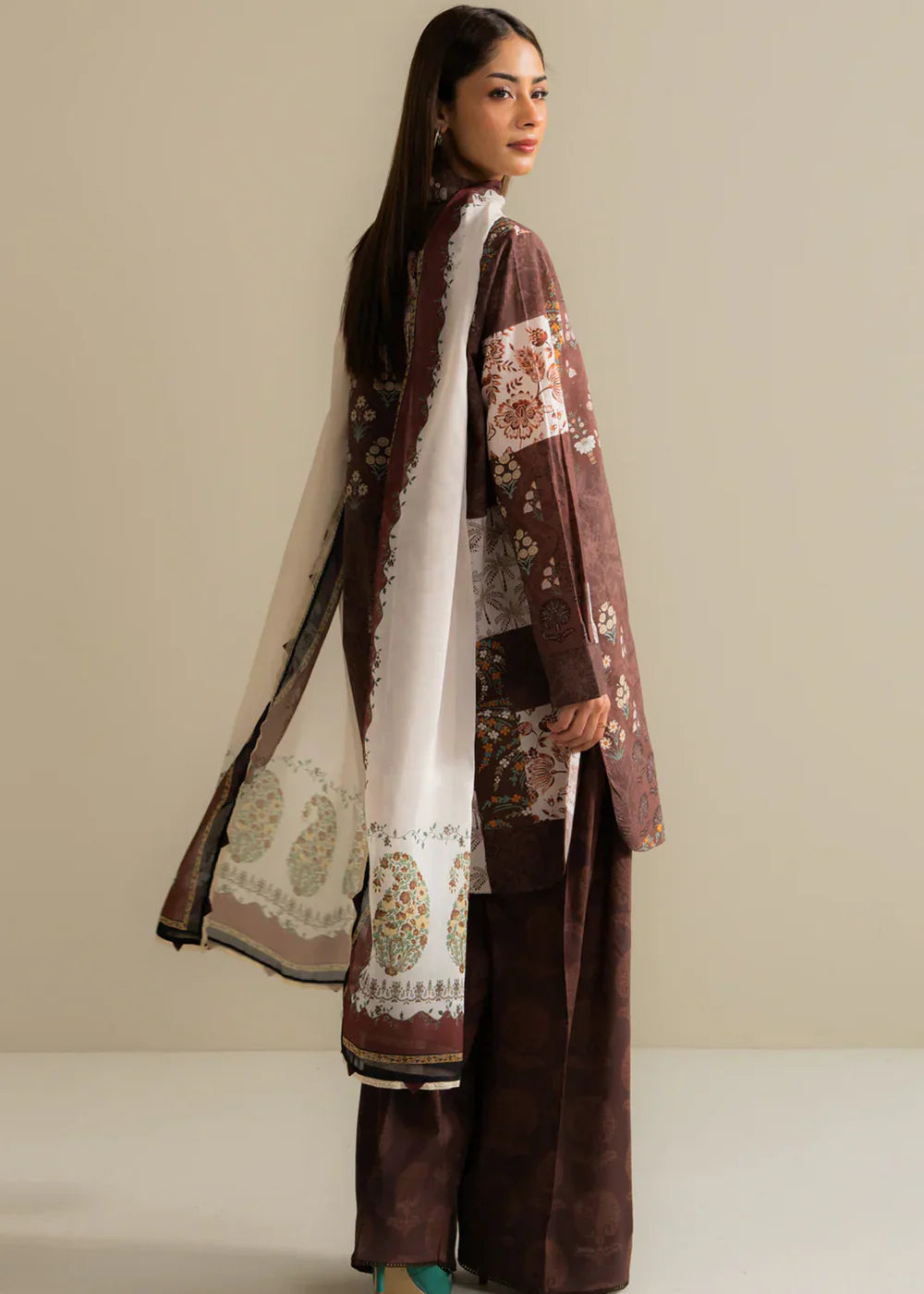 3 Piece Designer Dress - Unstitched