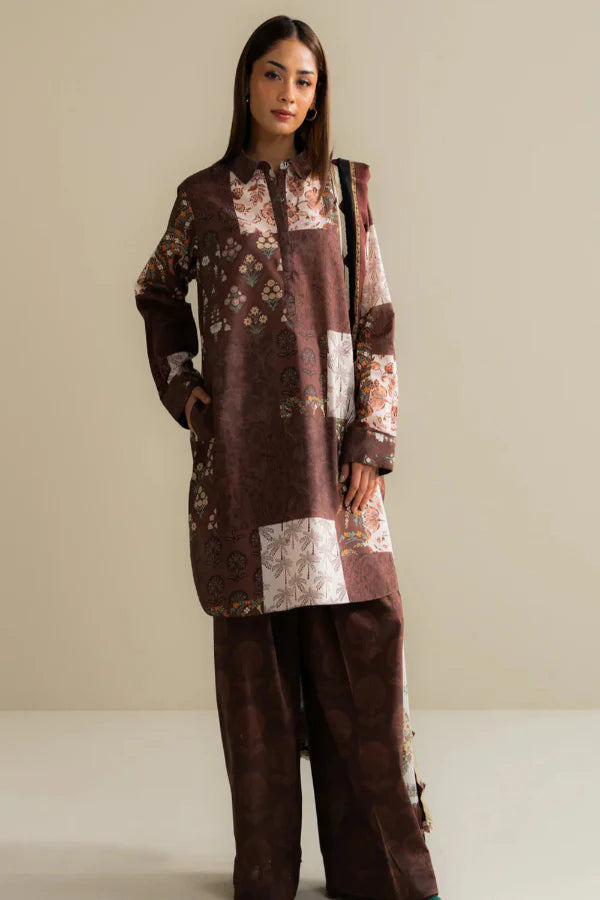 3 Piece Designer Dress - Unstitched