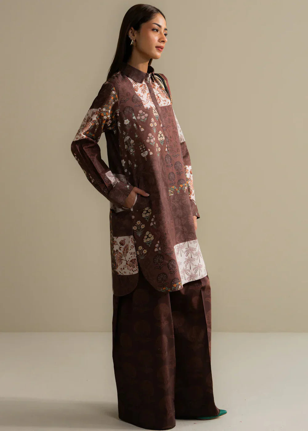 3 Piece Designer Dress - Unstitched