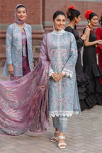 03-Piece Lawn Suit With Embroidery - Unstitched