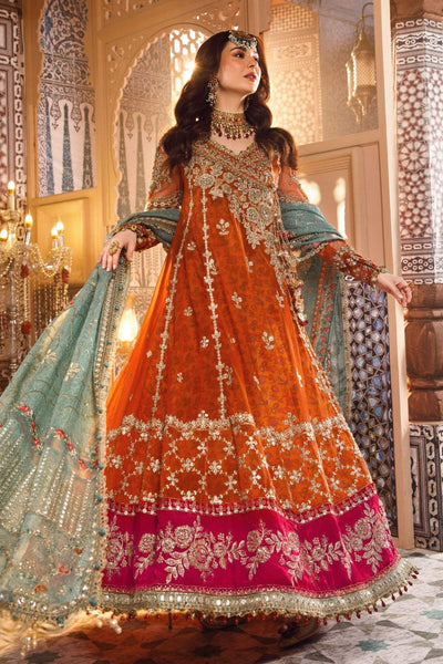03-Piece Organza Suit - Unstitched