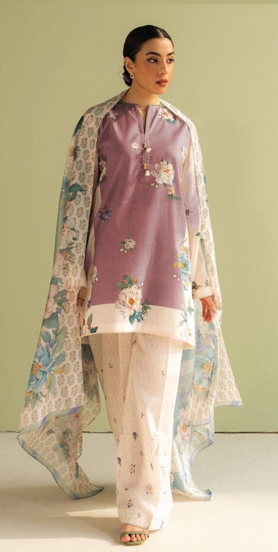 3 Piece Designer Suit - Unstitched