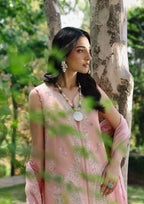 03-Piece Lawn Suit With Thread Embriodery - Unstitched