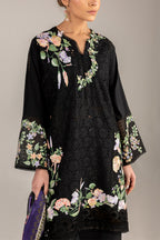 3 Piece Chikankari Embroidery Suit - Unstitched