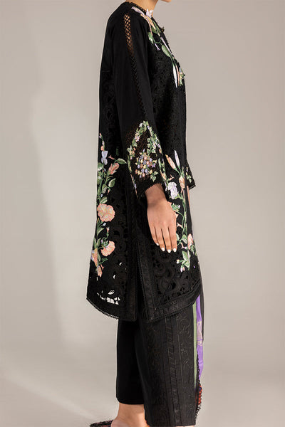 3 Piece Chikankari Embroidery Suit - Unstitched