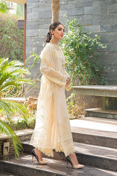 03-Piece Chikankari Embroidery Suit - Unstitched