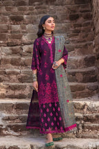 03-Piece Lawn Suit With Embroidery - Unstitched
