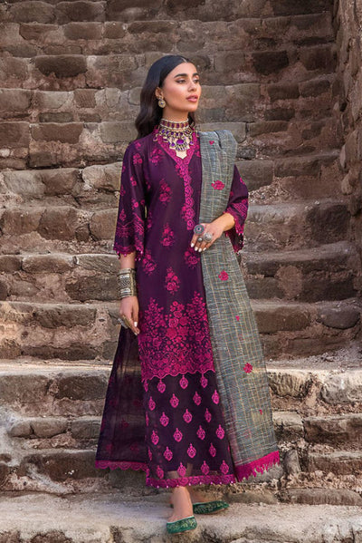 03-Piece Lawn Suit With Embroidery - Unstitched
